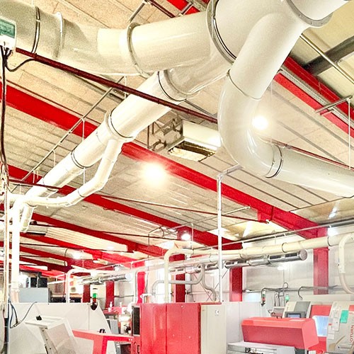 Központi olajköd-leválasztás minden géphez